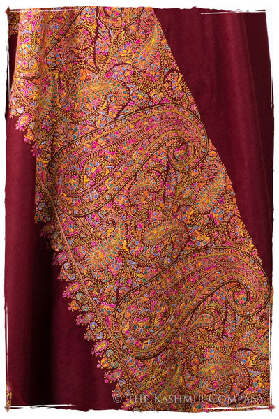 La Coquette Bordeaux - Grand Pashmina Shawl