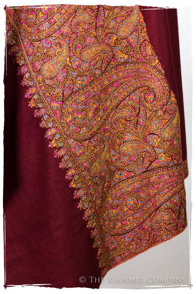 La Coquette Bordeaux - Grand Pashmina Shawl