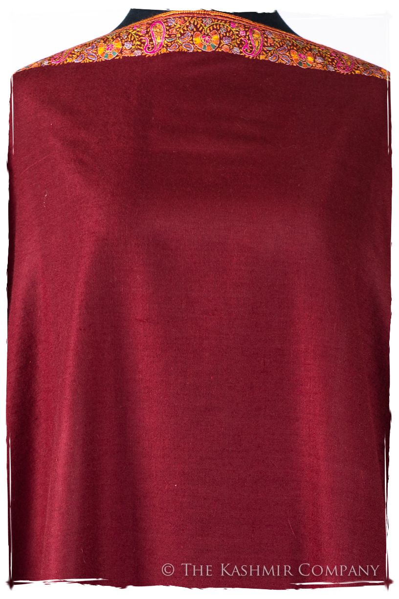 La Coquette Bordeaux - Grand Pashmina Shawl