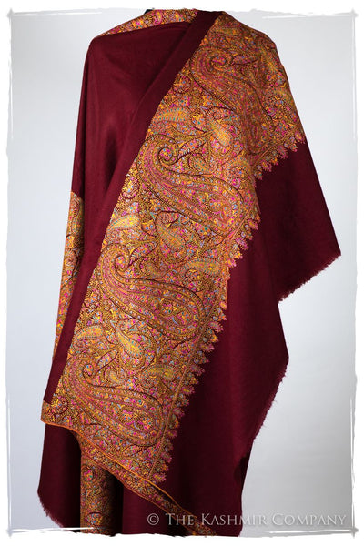 La Coquette Bordeaux - Grand Pashmina Shawl