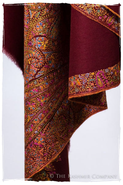 La Coquette Bordeaux - Grand Pashmina Shawl