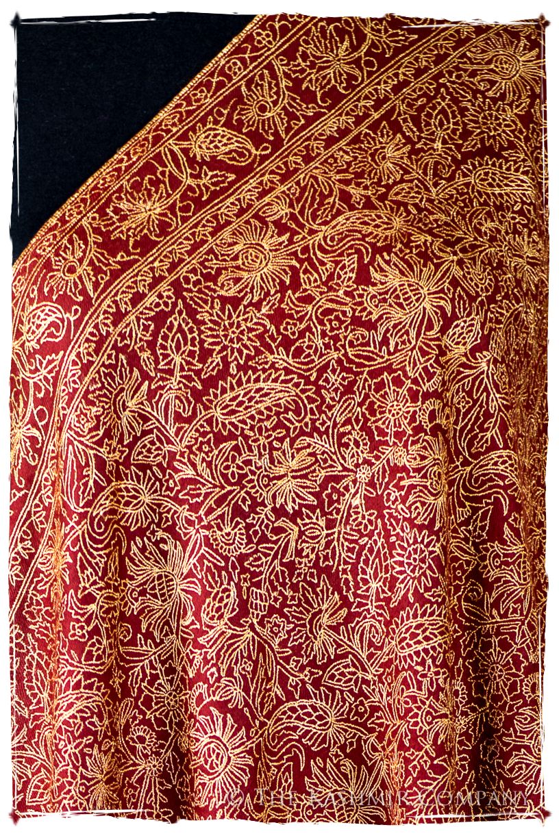 Bordeaux Moondance - Grand Pashmina Shawl
