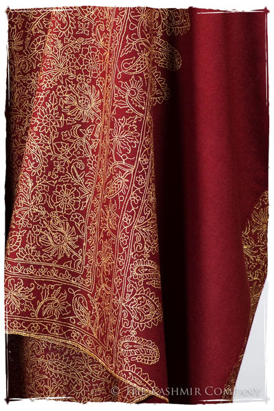 Bordeaux Moondance - Grand Pashmina Shawl