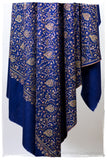 La Poésie Bleu - Grand Pashmina Shawl