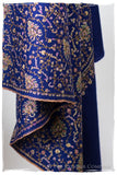 La Poésie Bleu - Grand Pashmina Shawl