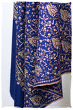 La Poésie Bleu - Grand Pashmina Shawl