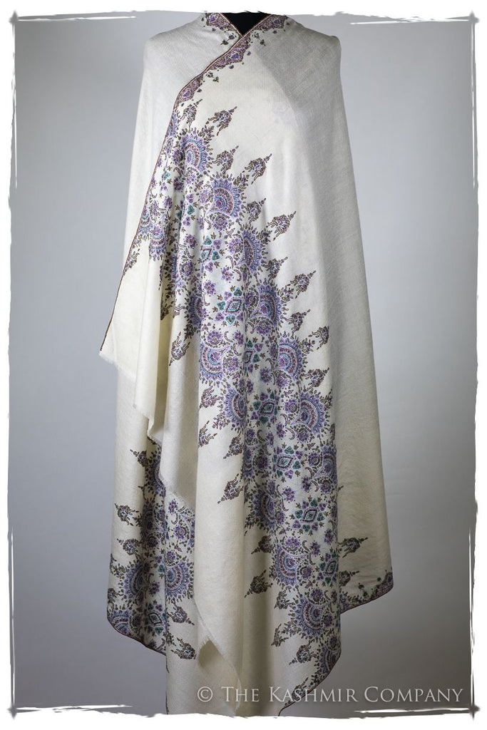 La Rêves de Printemps Bleu - Grand Pashmina Shawl