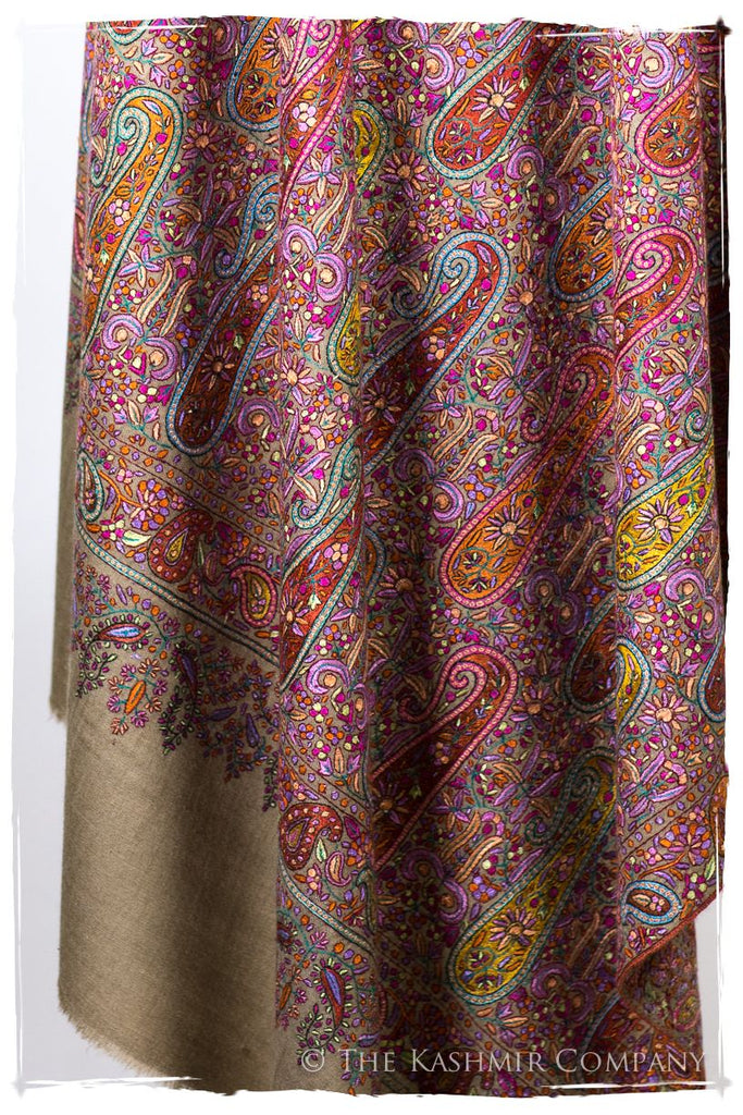 Le joyau Paisley - Grand Pashmina Shawl
