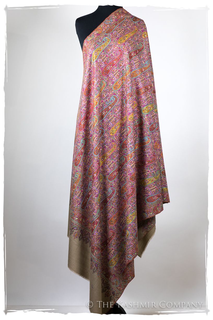 Le joyau Paisley - Grand Pashmina Shawl