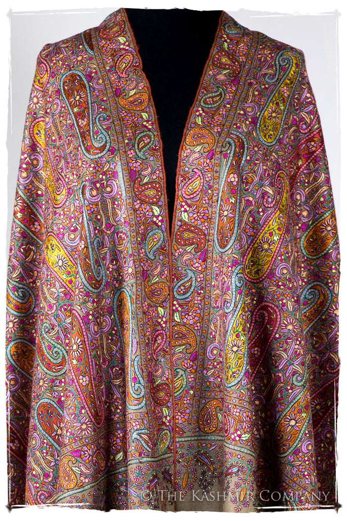Le joyau Paisley - Grand Pashmina Shawl