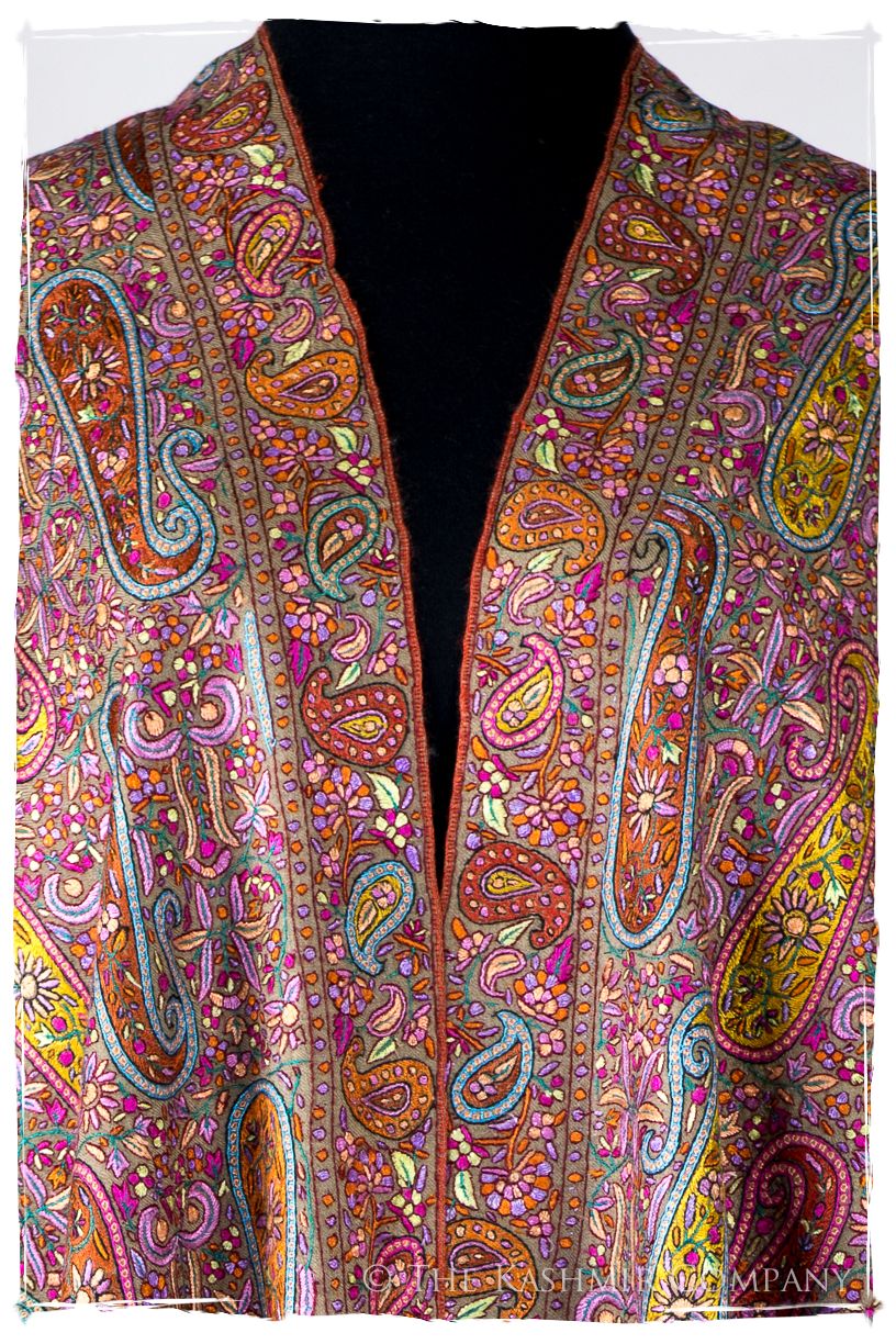 Le joyau Paisley - Grand Pashmina Shawl