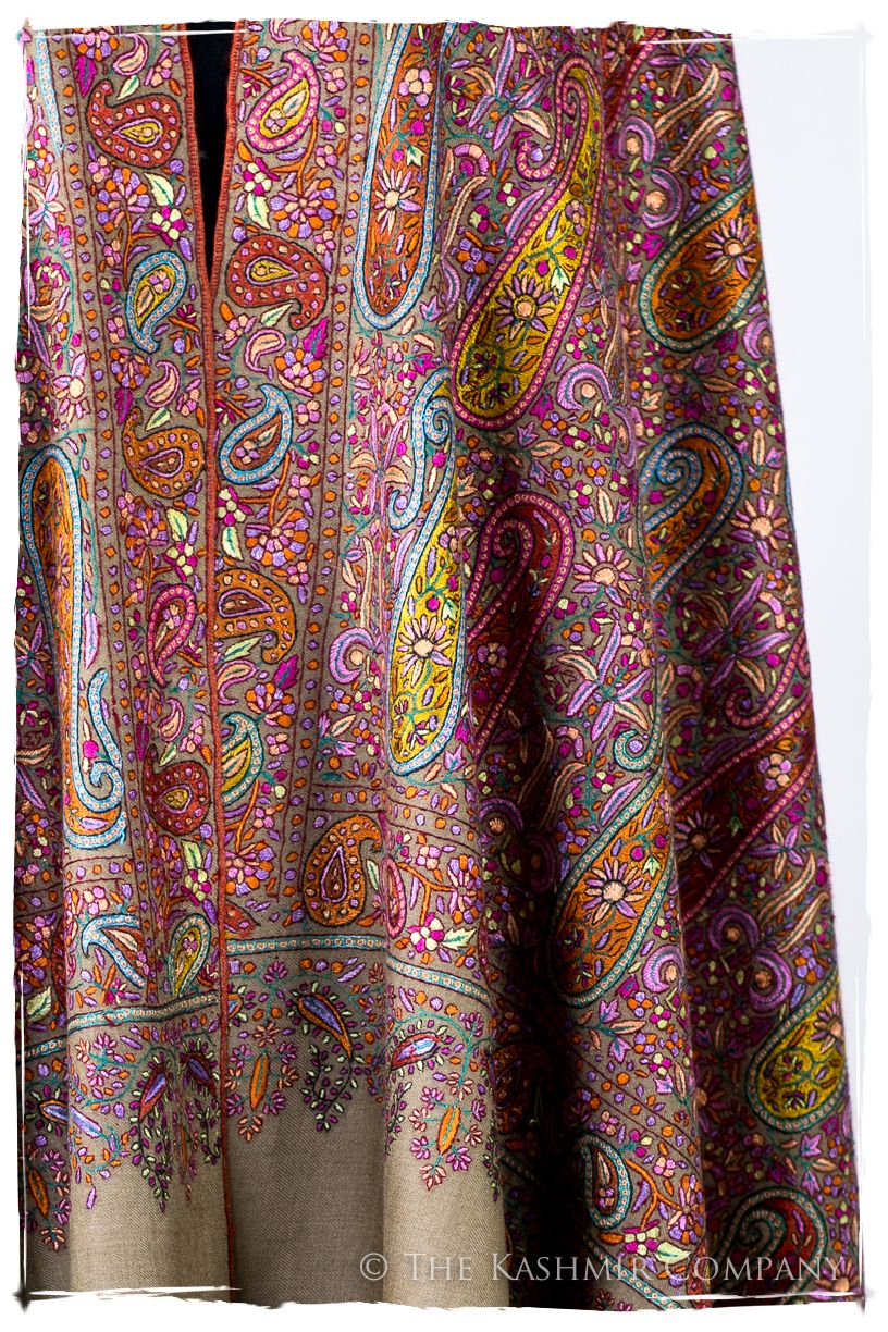 Le joyau Paisley - Grand Pashmina Shawl