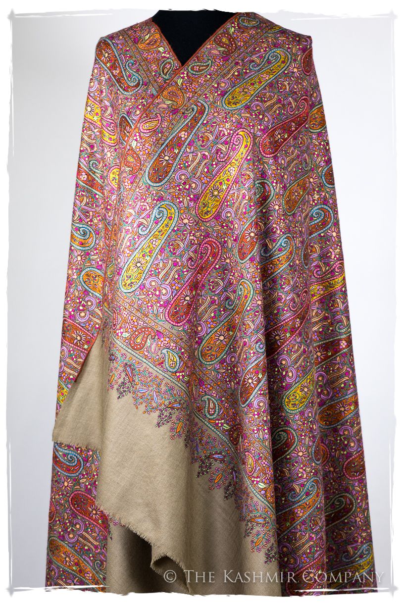 Le joyau Paisley - Grand Pashmina Shawl