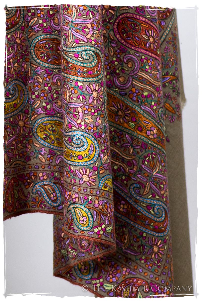 Le joyau Paisley - Grand Pashmina Shawl