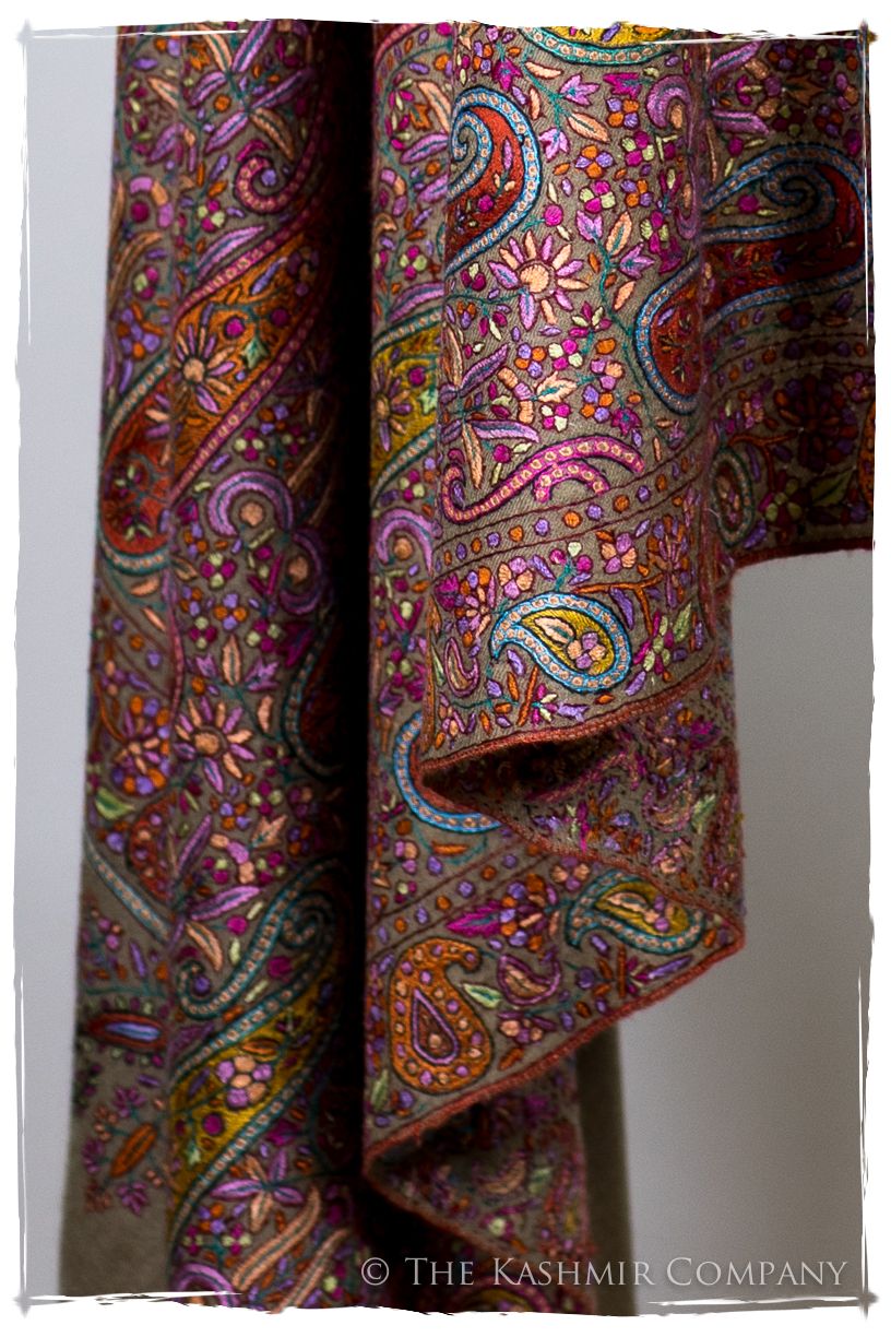Le joyau Paisley - Grand Pashmina Shawl