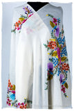 Jardin Pastel Français Voilet Bouquet Mascarade Shawl