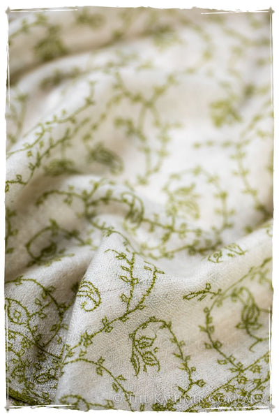 Watercress Bijou Paisley L'amour Soft Cashmere Scarf/Shawl