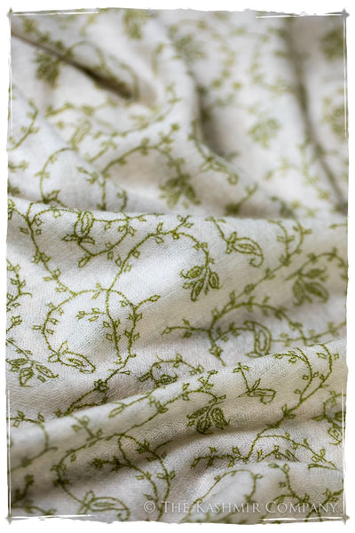 Watercress Bijou Paisley L'amour Soft Cashmere Scarf/Shawl