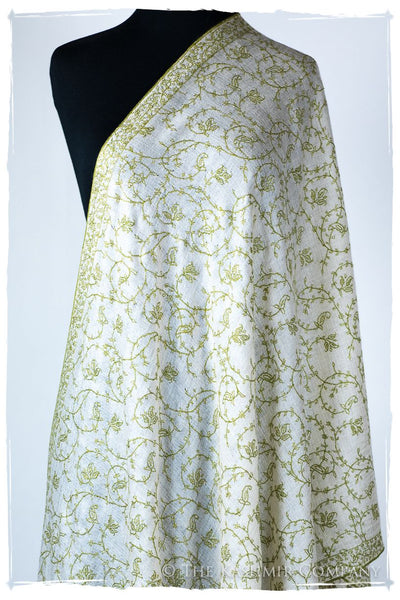 Watercress Bijou Paisley L'amour Soft Cashmere Scarf/Shawl