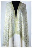 Watercress Bijou Paisley L'amour Soft Cashmere Scarf/Shawl