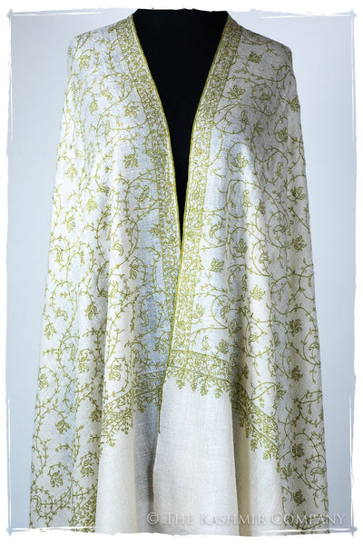 Watercress Bijou Paisley L'amour Soft Cashmere Scarf/Shawl