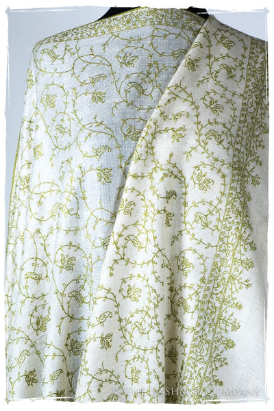 Watercress Bijou Paisley L'amour Soft Cashmere Scarf/Shawl