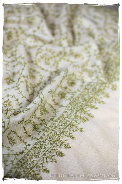 Watercress Bijou Paisley L'amour Soft Cashmere Scarf/Shawl