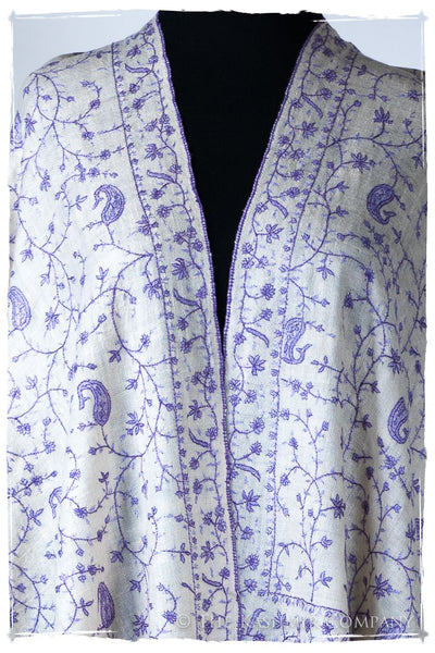 Lilac de Paisley L'amour Soft Cashmere Scarf/Shawl