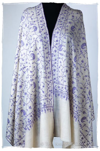 Lilac de Paisley L'amour Soft Cashmere Scarf/Shawl