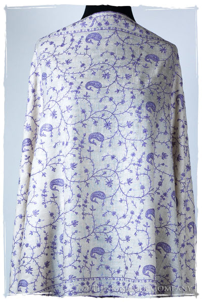 Lilac de Paisley L'amour Soft Cashmere Scarf/Shawl