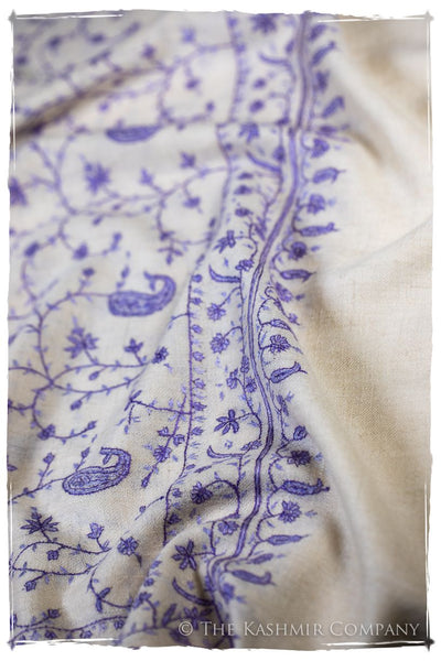 Lilac de Paisley L'amour Soft Cashmere Scarf/Shawl