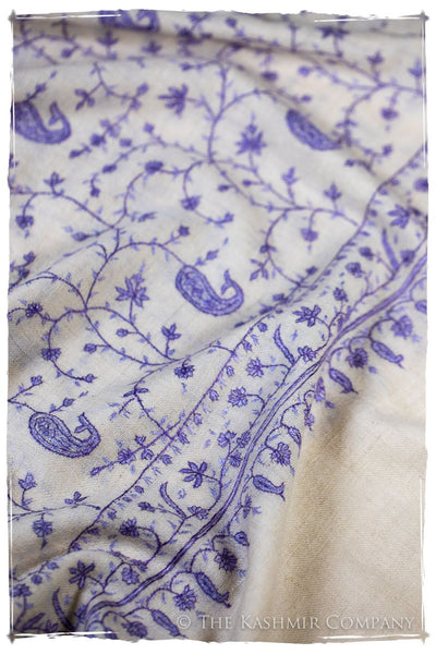 Lilac de Paisley L'amour Soft Cashmere Scarf/Shawl