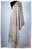 Jardin Bordeaux d'Ivoire Paisley L'amour Soft Cashmere Scarf/Shawl