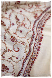 Jardin Bordeaux d'Ivoire Paisley L'amour Soft Cashmere Scarf/Shawl