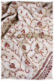 Jardin Bordeaux d'Ivoire Paisley L'amour Soft Cashmere Scarf/Shawl