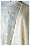 Joyau Tourmaline Arabesque L'amour Soft Cashmere Scarf/Shawl