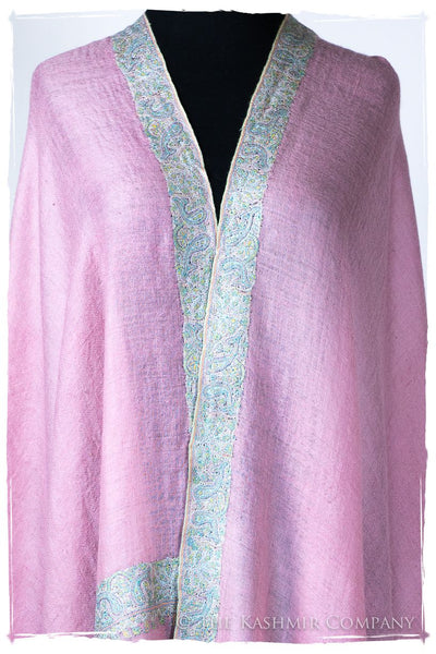 Frontière Paisley Rose Jardin L'amour Soft Cashmere Scarf/Shawl