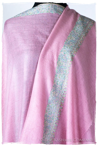 Frontière Paisley Rose Jardin L'amour Soft Cashmere Scarf/Shawl