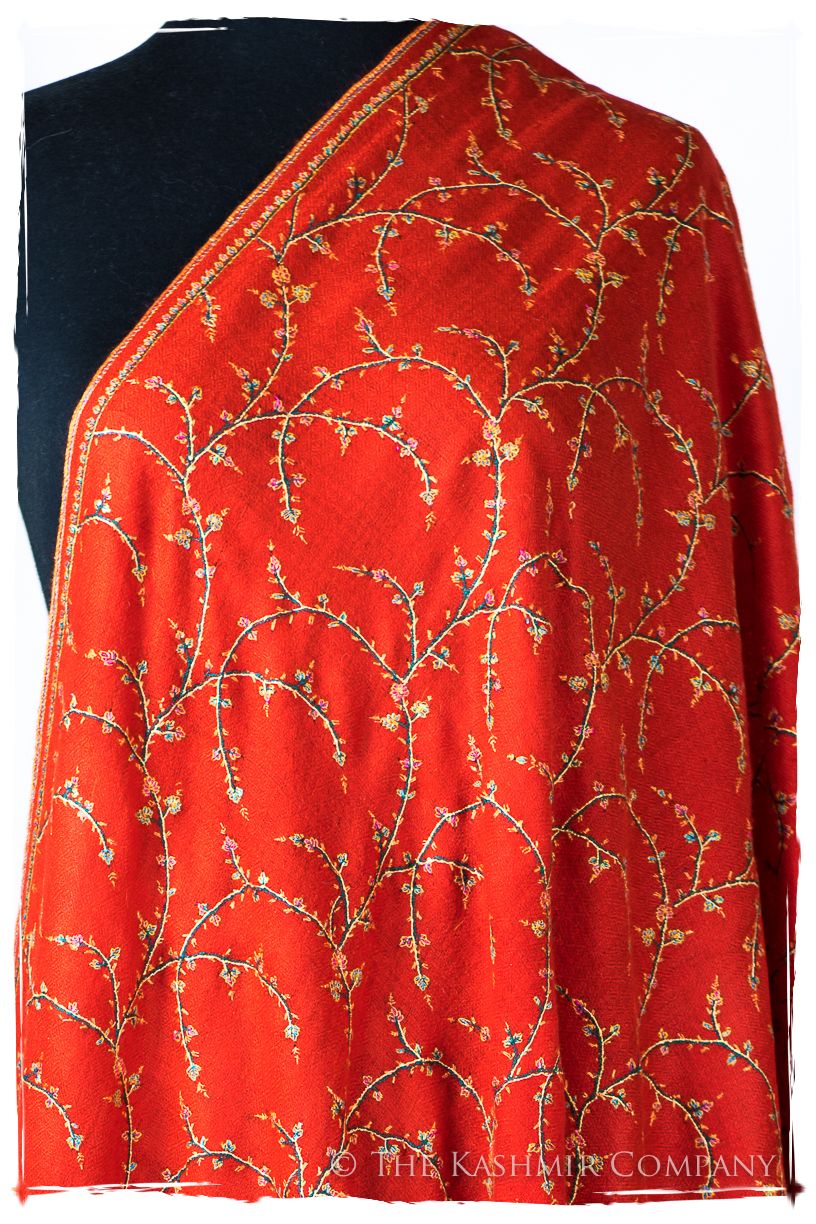 Cayenne l'or de Cléopâtre Jardin L'amour Soft Cashmere Scarf/Shawl