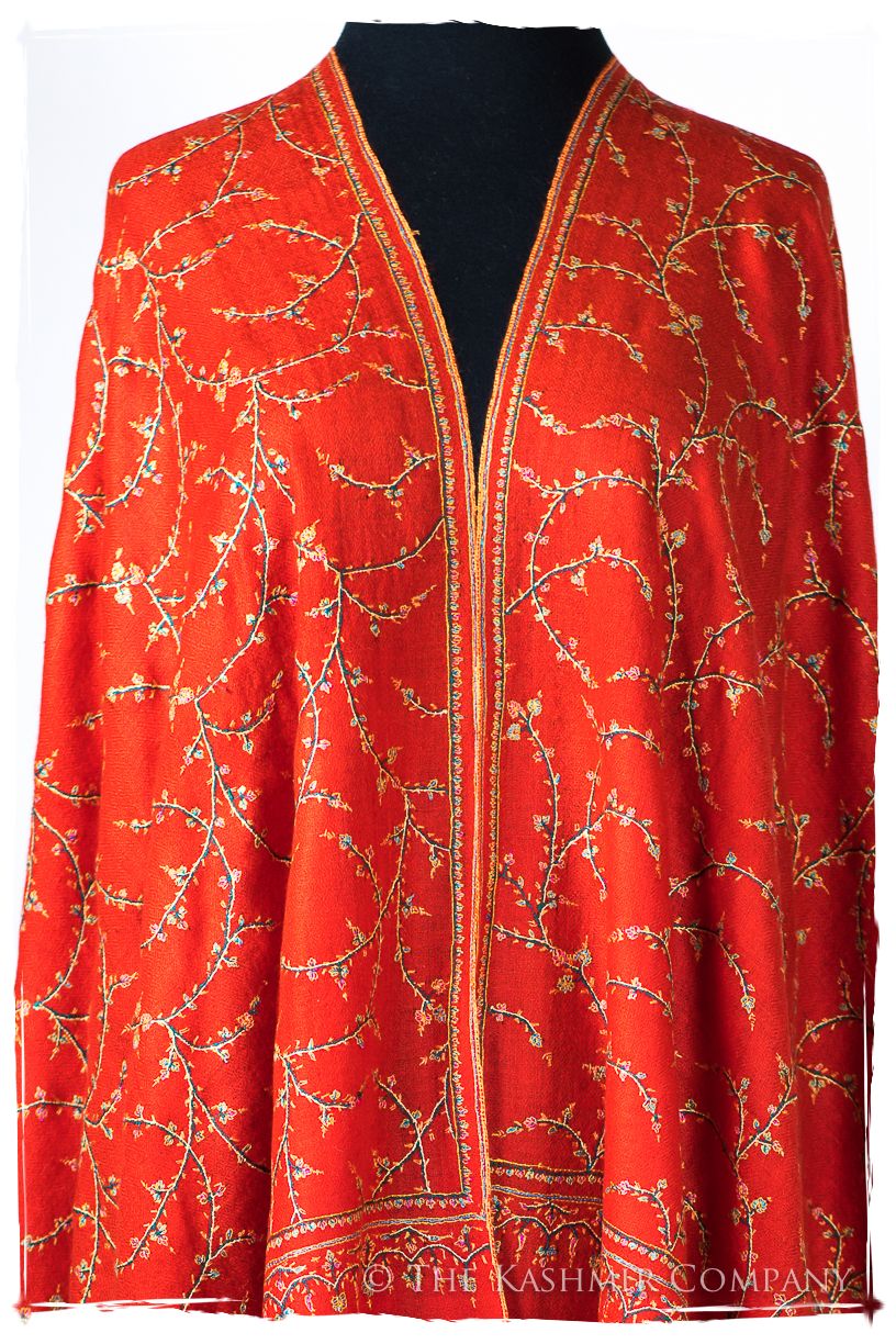 Cayenne l'or de Cléopâtre Jardin L'amour Soft Cashmere Scarf/Shawl