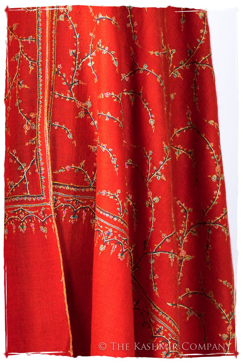 Cayenne l'or de Cléopâtre Jardin L'amour Soft Cashmere Scarf/Shawl