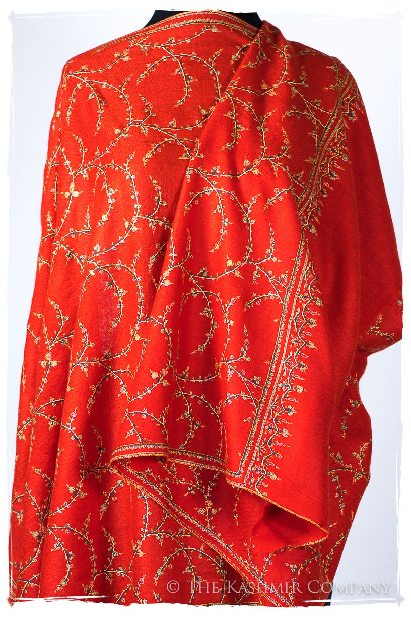 Cayenne l'or de Cléopâtre Jardin L'amour Soft Cashmere Scarf/Shawl