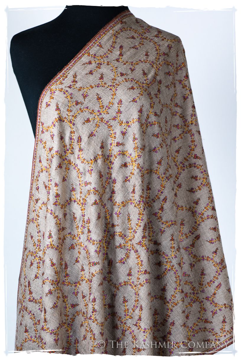 Iris de Cléopâtre Jardin L'amour Soft Cashmere Scarf/Shawl