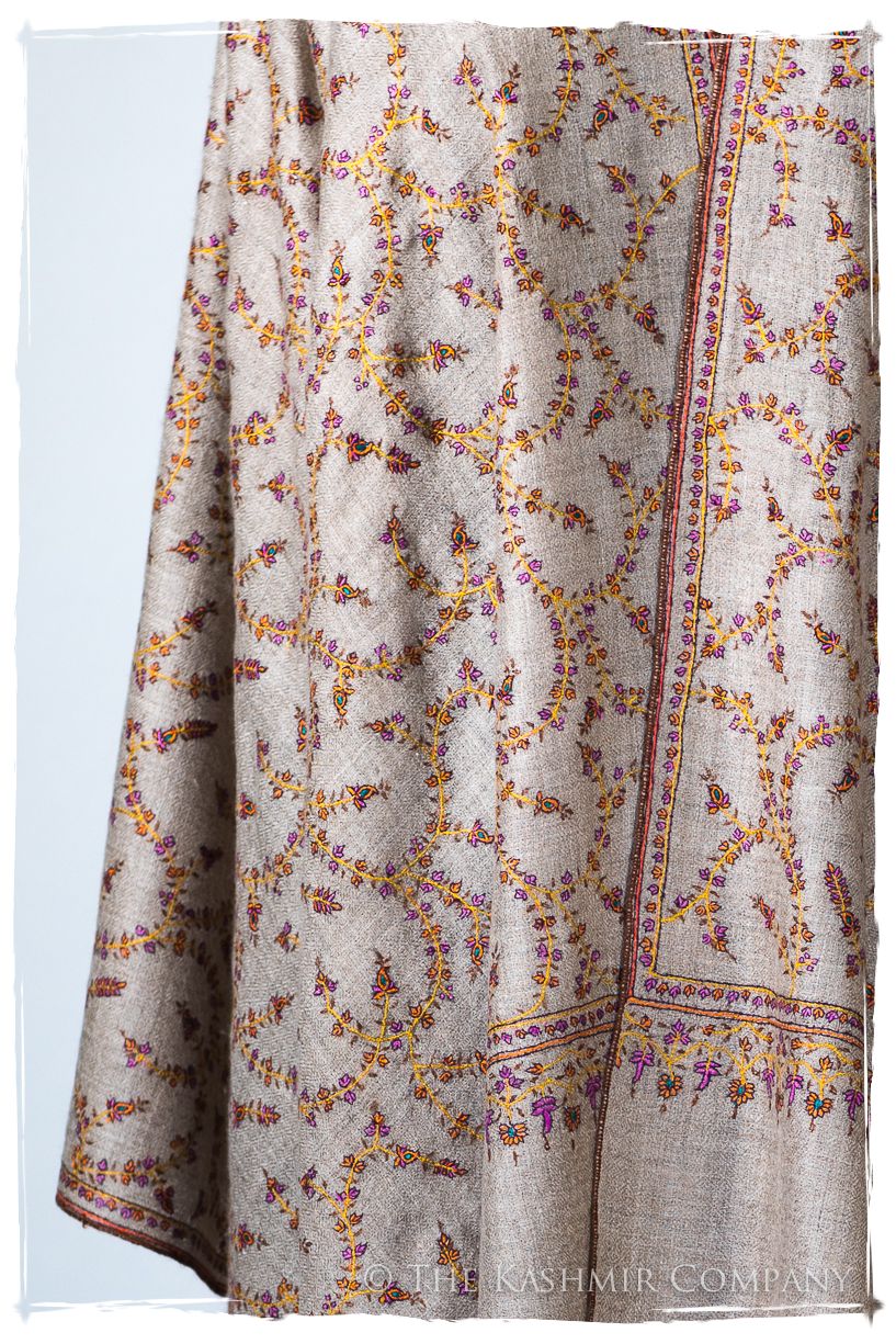 Iris de Cléopâtre Jardin L'amour Soft Cashmere Scarf/Shawl