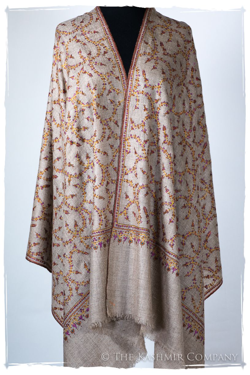 Iris de Cléopâtre Jardin L'amour Soft Cashmere Scarf/Shawl