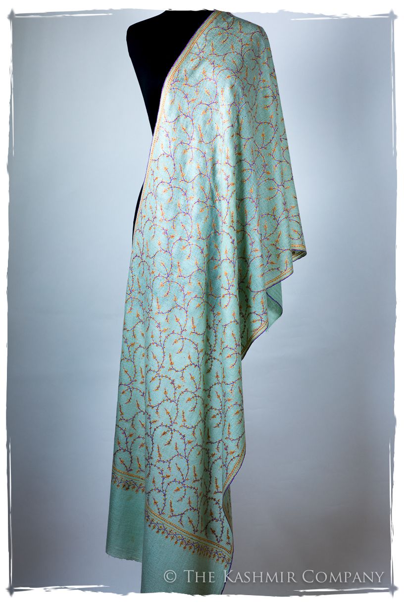 Jade de Cléopâtre Jardin L'amour Soft Cashmere Scarf/Shawl