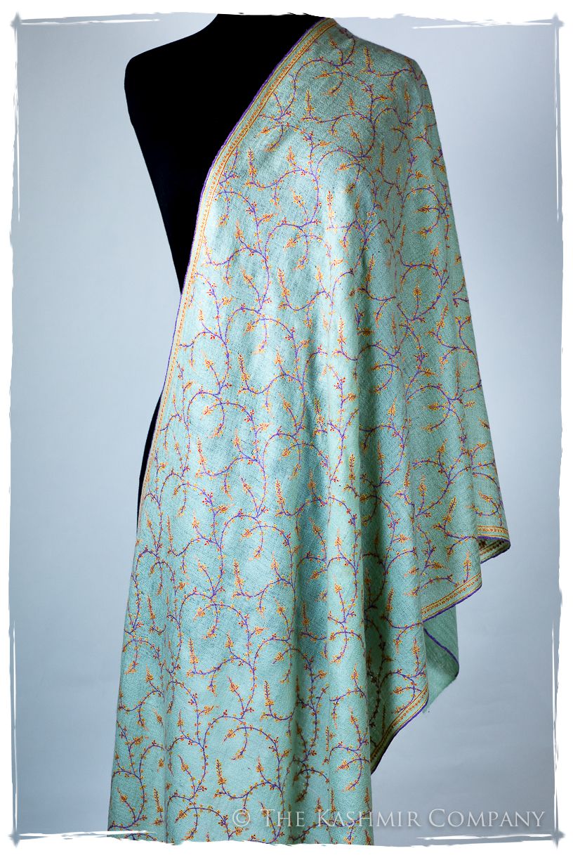 Jade de Cléopâtre Jardin L'amour Soft Cashmere Scarf/Shawl