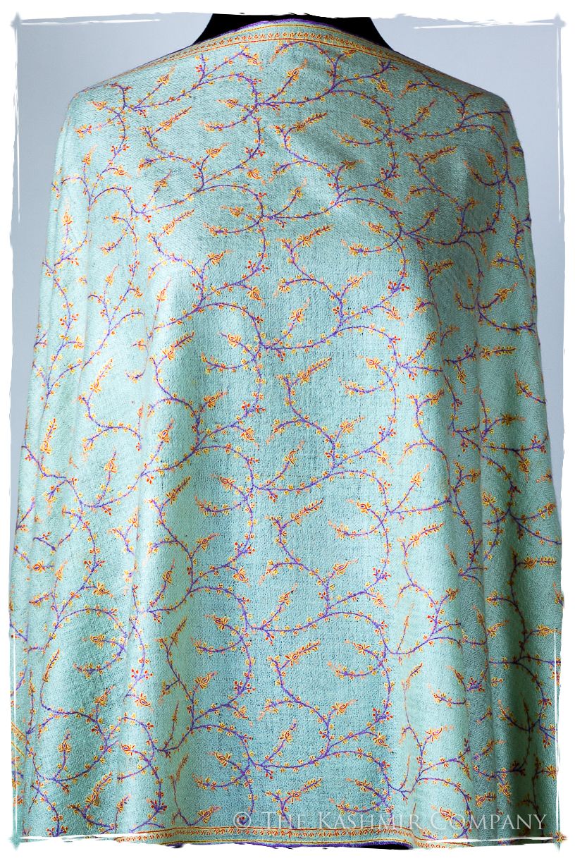 Jade de Cléopâtre Jardin L'amour Soft Cashmere Scarf/Shawl