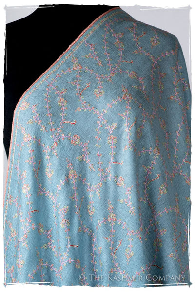 Heritage Blue de Cléopâtre Jardin L'amour Soft Cashmere Scarf/Shawl