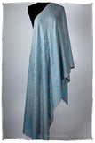 Heritage Blue de Cléopâtre Jardin L'amour Soft Cashmere Scarf/Shawl